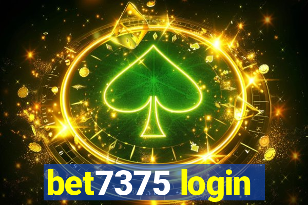 bet7375 login